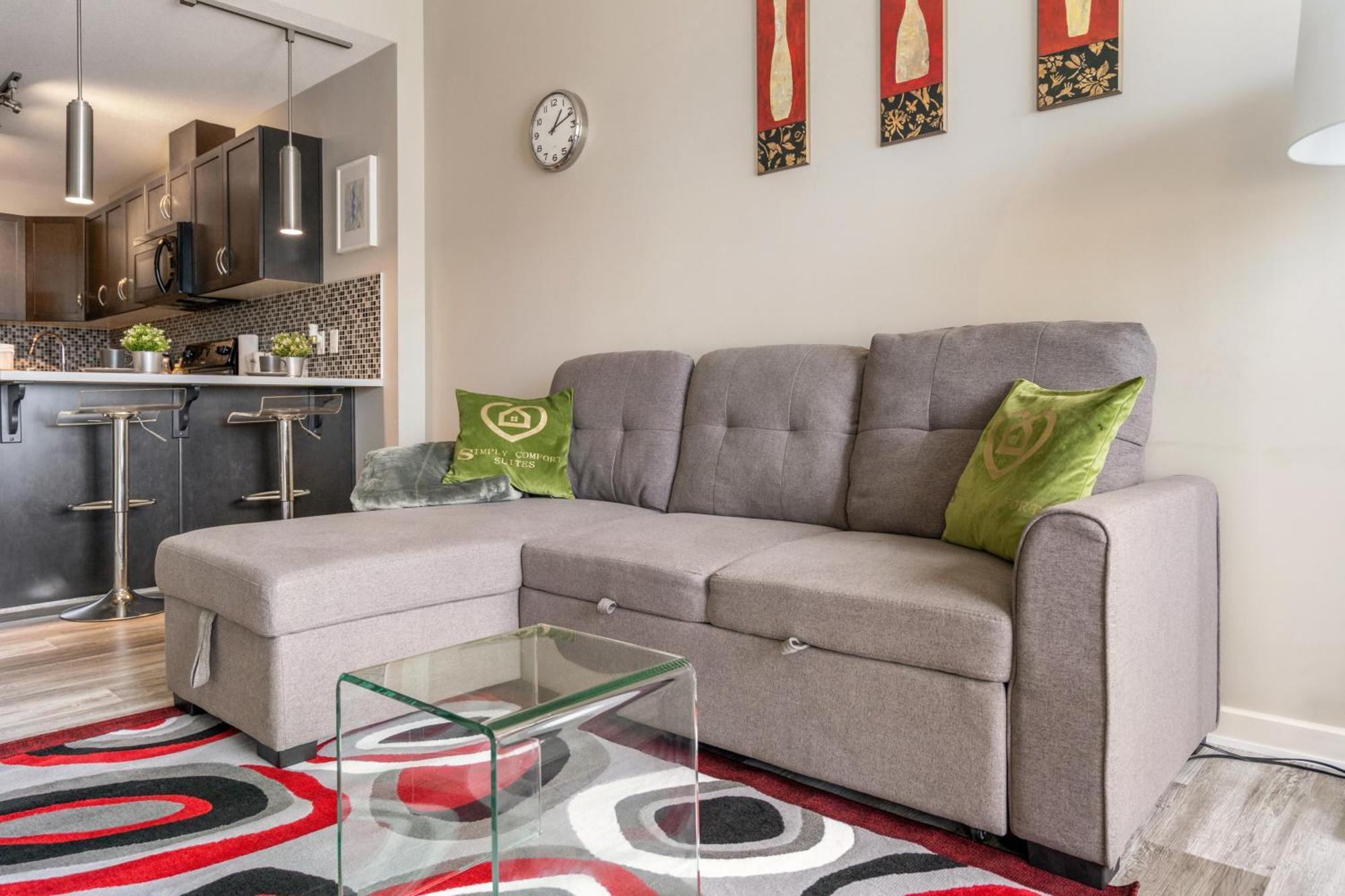 City Centre Retreat - 1Br Condo With Desk 卡加利 外观 照片